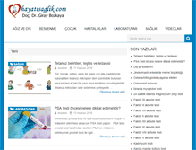 Tablet Screenshot of hayatisaglik.com